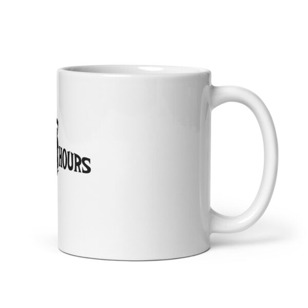 Spooky Hours White glossy mug